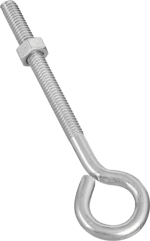 National Hardware N221-234 Eye Bolt, 5/16-18 Thread, Coarse Thread, 3 in L Thread, 3/4 in ID Dia Eye, 3.72 in L Shank, Pack of 10