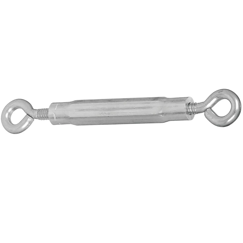 National Hardware 2170BC Series N221-721 Turnbuckle, 45 lb Working Load, #10-24 Thread, Eye, 5-1/2 in L Take-Up, Pack of 10