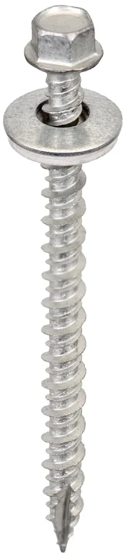 Acorn SW-MW25G250 Screw, #9 Thread, High-Low, Twin Lead Thread, Hex Drive, Type 17 Point, 250/BAG