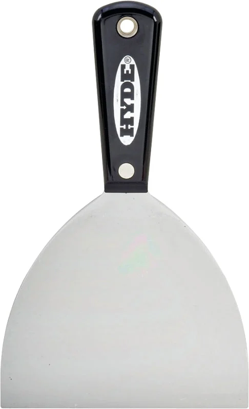 Hyde Black & Silver 02750 Joint Knife, 5 in W Blade, HCS Blade, Full Tang Blade, Tapered Handle, Nylon Handle