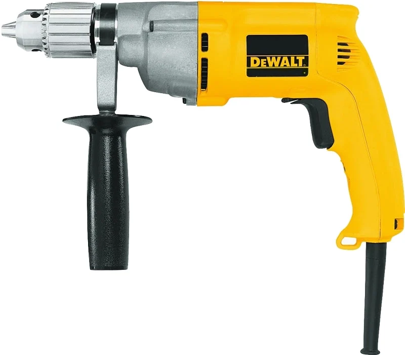 DEWALT VSR DW245 Electric Drill, 7.8 A, 1/2 in Chuck, Keyed Chuck