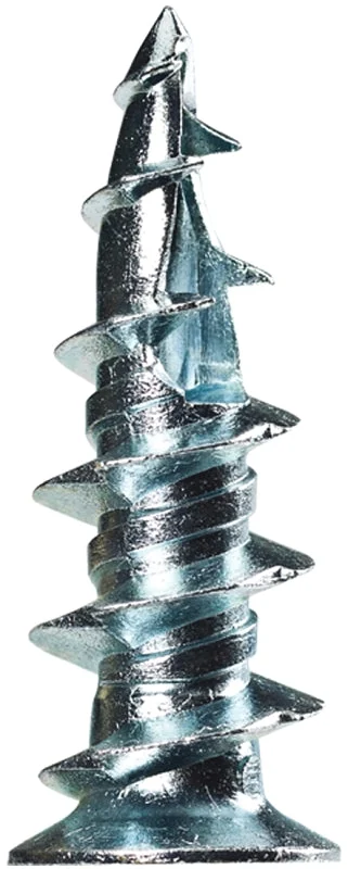 Cobra Anchors 033T Hollow Wall Anchor, Zinc, 52 lb, 200/PK