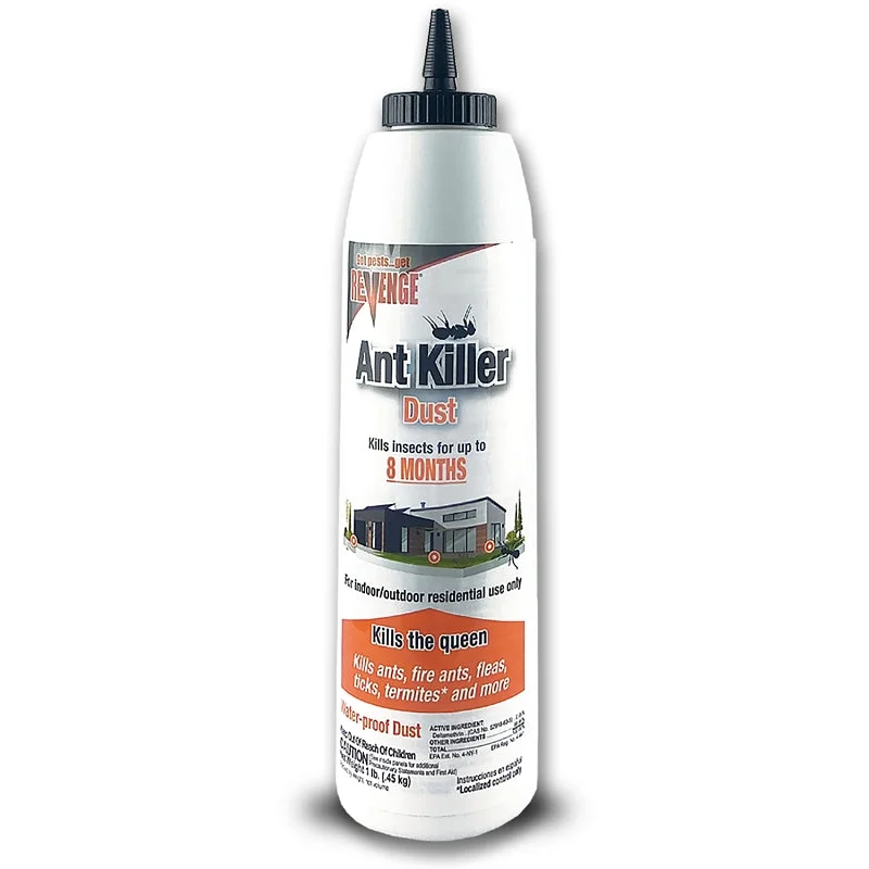 Revenge 45502 Ant Killer Dust, Solid, 1 lb Bottle