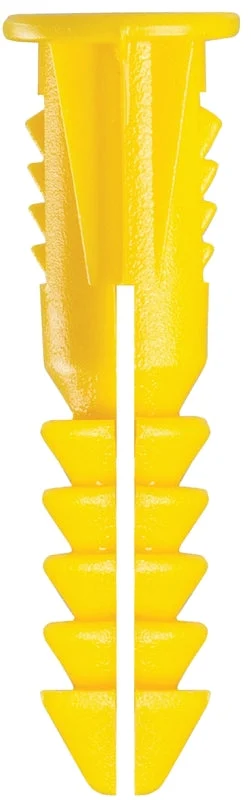 Cobra Anchors 185R Screw Anchor, #4-6 Thread, 7/8 in L, Polyethylene, 75 lb, 40/PK