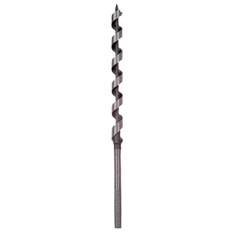 Irwin I-100 Series 49906 Power Drill Auger Bit, 3/8 in Dia, 7-1/2 in OAL, Solid Center Flute, 1-Flute, Hex Shank
