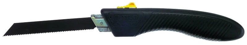STANLEY 15-333 Folding Pocket Saw, 6 in L Blade, Non-Slip Grip Handle