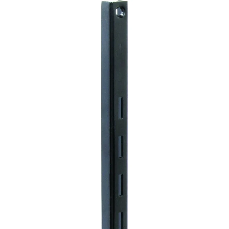 Knape & Vogt 80 Series 80 BLK 36 Classic Shelf Standard, 320 lb, 16 ga Thick Material, 5/8 in W, 36 in H, Steel, Pack of 10