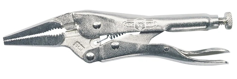 Irwin Original 1502L3 Locking Pliers with Wire Cutter, 9 in OAL, 2-3/4 in Jaw Opening, Plain Grip Handle, 3/16 in W Jaw