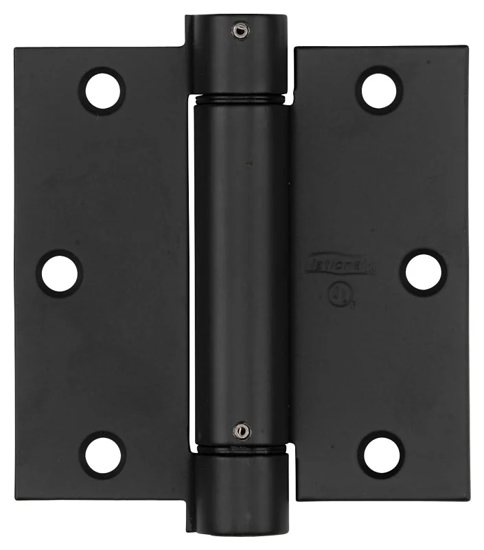 National Hardware N350-769 Spring Hinge, 3-1/2 in L x 3-1/2 in W Dimensions, Steel, Oil-Rubbed Bronze, 30 lb