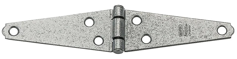 National Hardware N128-355 Strap Hinge, 4 in, 8 in, Steel, 33 lb