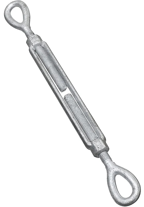 National Hardware 3270BC Series N177-428 Turnbuckle, 2700 lb Working Load, 5/8 in Thread, Eye, 9 in L Take-Up