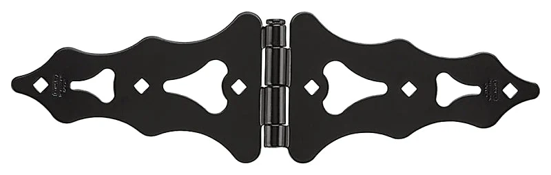 National Hardware N109-033 Strap Hinge, 4-17/32 in W Frame Leaf, 7-7/8 in H Frame Leaf, Steel, Reversible Pin, 40 lb