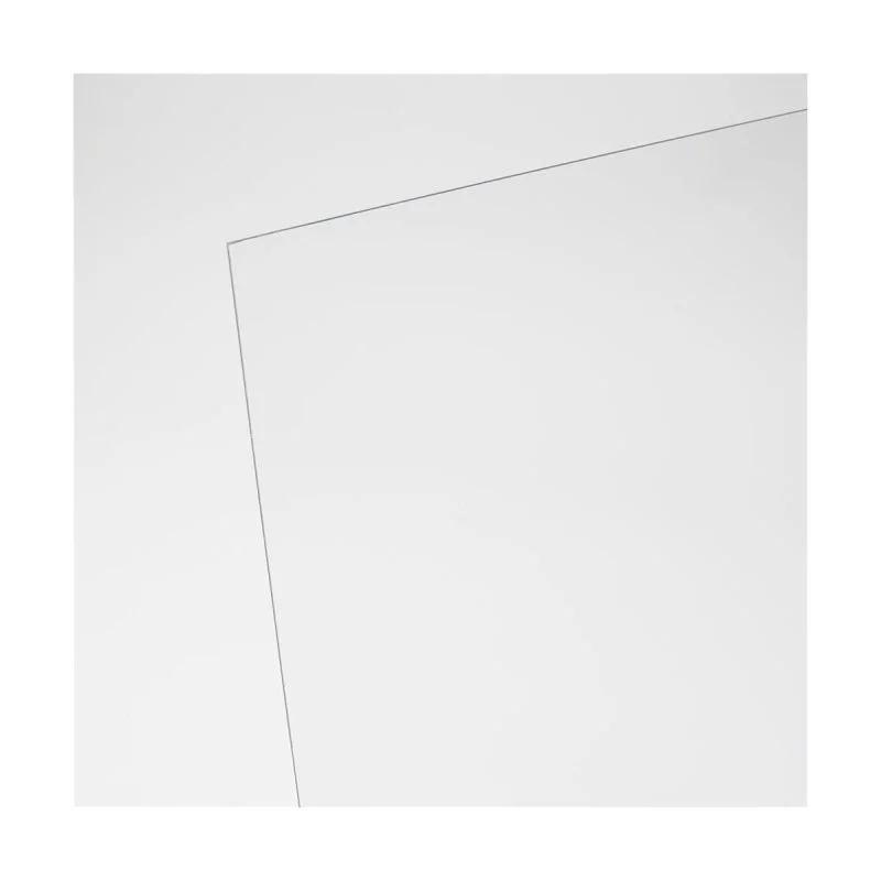 Plaskolite 1AU0474A Flat Sheet, 44 in L, 32 in W, 0.093 in Thick, Clear, Pack of 10