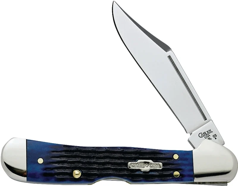 Case XX 02864 Folding Pocket Knife, 2.72 in L Blade, Tru-Sharp Surgical Stainless Steel Blade, 1-Blade, Jigged Handle