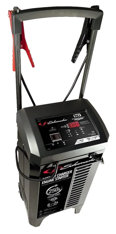 Schumacher SC1325 Battery Charger/Engine Starter, 11 A Continuous, 50 A Intermittent Input, 6/12 V Output, AGM Battery