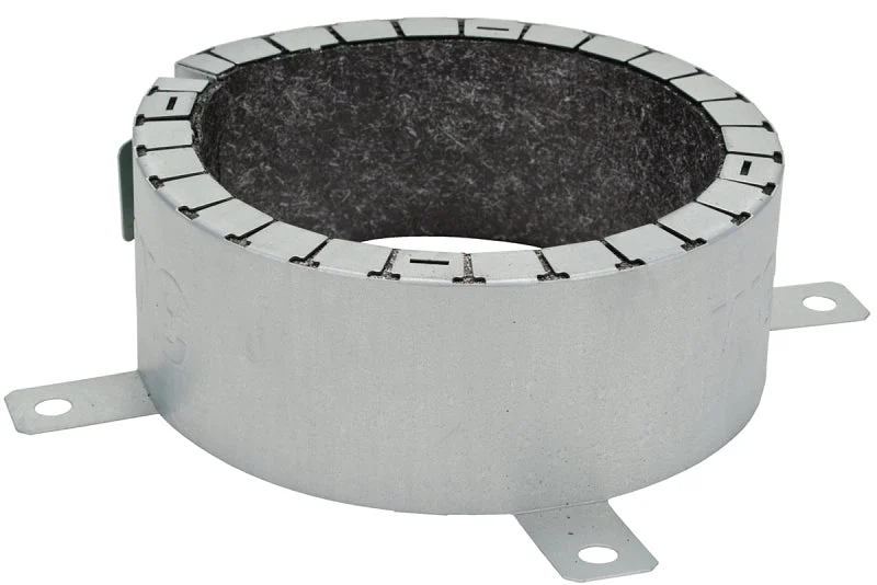 3M ULTRAPPD4.0 Fire Barrier Pipe Collar, Silver, For: 6 in Non-Metallic Pipe, 4 in Dia, Pack of 10