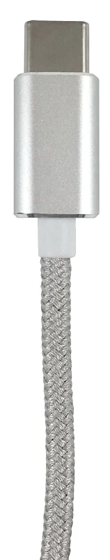 Zenith PM1006UCBW USB Cable, Silver Sheath, 6 ft L