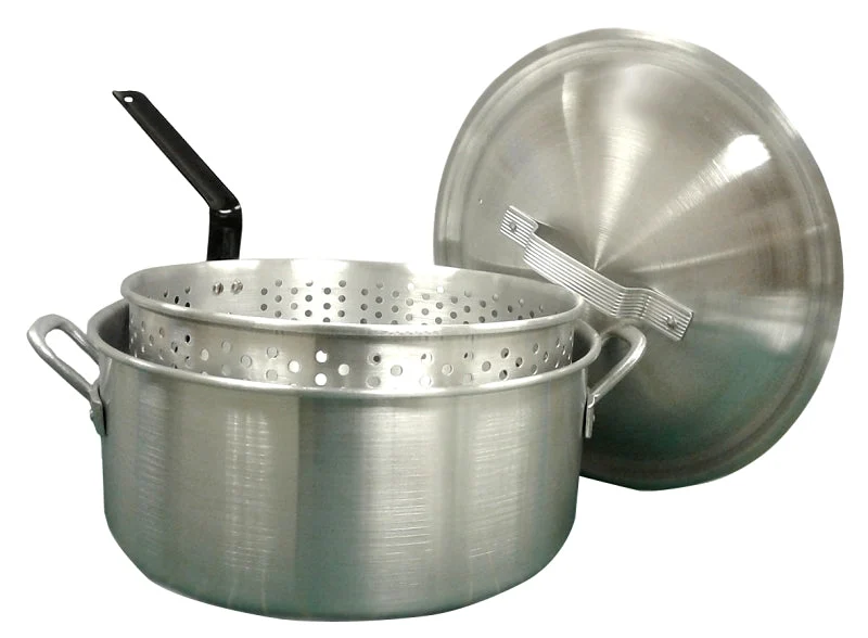 Bayou Classic 1350 Deep Fryer with Lid, 14 qt Capacity, 1-Fry Basket