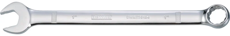 DEWALT DWMT75184OSP Combination Wrench, SAE, 1 in Head, 13-1/2 in L, 12-Point, Steel, Chrome-Plated