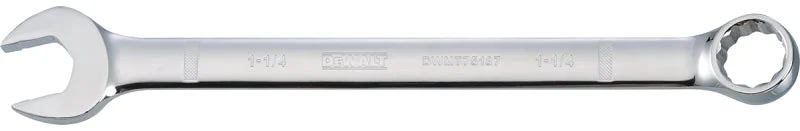 DEWALT DWMT75187OSP Combination Wrench, SAE, 1-1/4 in Head, 16-7/8 in L, 12-Point, Steel, Chrome-Plated