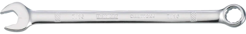 DEWALT DWMT75194OSP Combination Wrench, Metric, 22 mm Head, 11-5/8 in L, 12-Point, Steel, Chrome-Plated