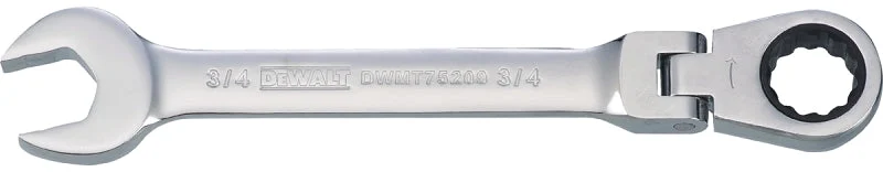 DEWALT DWMT75209OSP Combination Wrench, SAE, 3/4 in Head, 8-15/32 in L, 12-Point, Steel, Chrome-Plated