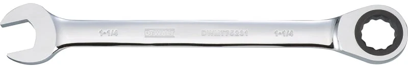 DEWALT DWMT75231OSP Combination Wrench, SAE, 1-1/4 in Head, 16-23/32 in L, 12-Point, Steel, Chrome-Plated