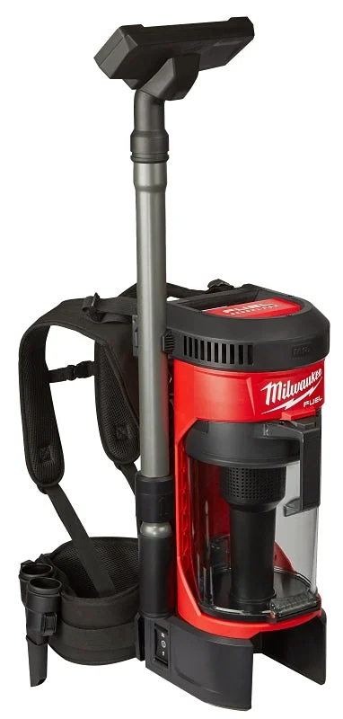 Milwaukee M18 FUEL Series 0895-20 3-in-1 Backpack Vacuum, 18 VDC, 12 Ah, Lithium-Ion, HEPA Filter