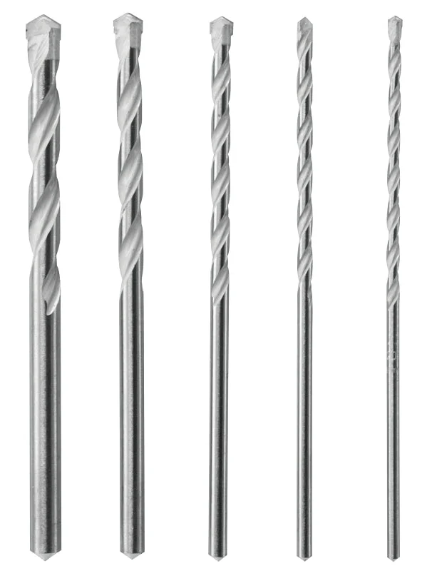 Bosch MP500T Drill Bit Set, Multi-Purpose, 5-Piece, Carbide, Powder-Coated