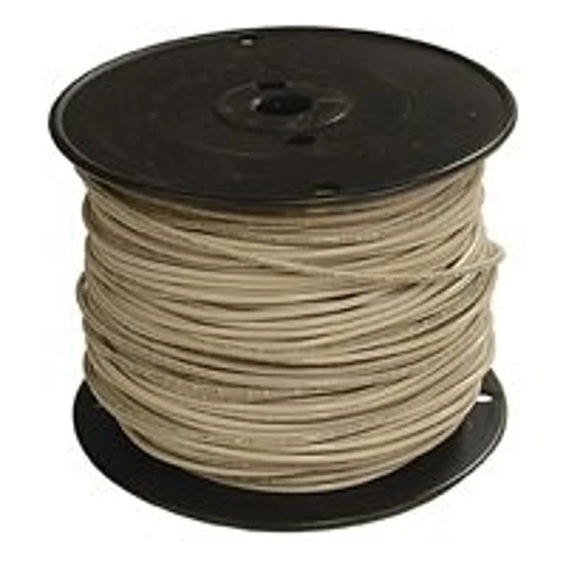 Romex 12WHT-STRX500 Type THHN Building Wire, 12 AWG Wire, 1-Conductor, 500 ft L, Copper Conductor, Nylon Sheath