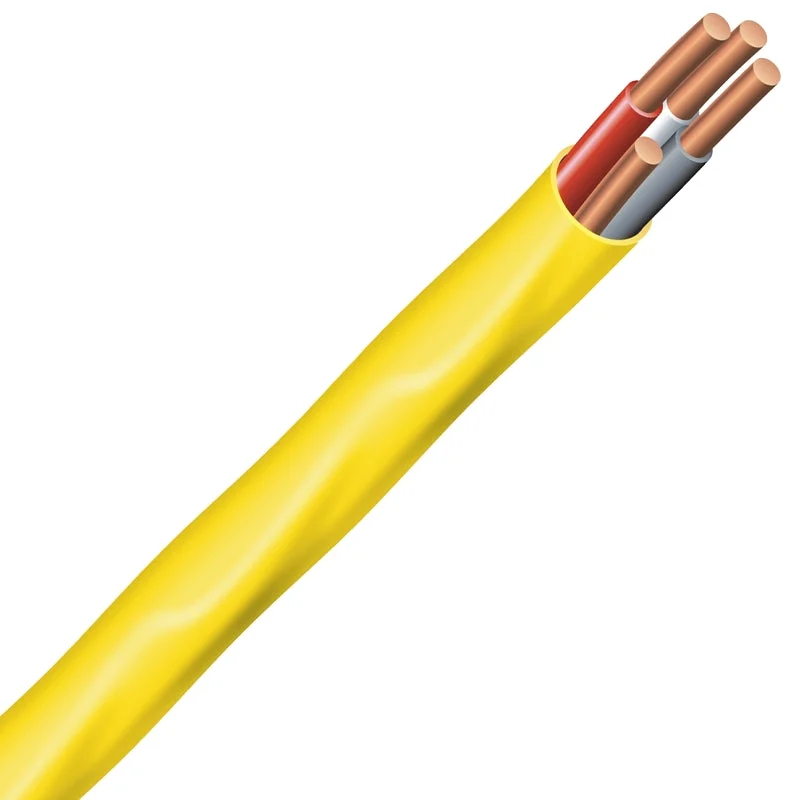 Romex SIMpull NMB 12/3 G PURPLE Building Cable, 12 AWG Wire, 3-Conductor, 250 ft L, Copper Conductor, PVC Insulation