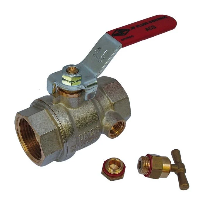 68 - G3/4'' 2-Way Ball Valve Full Bore F/F - Bleed Point