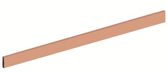 ABB Copper Bar 12x5mm Single 250A B1 Central ZX1080 - 2CPX041942R9999