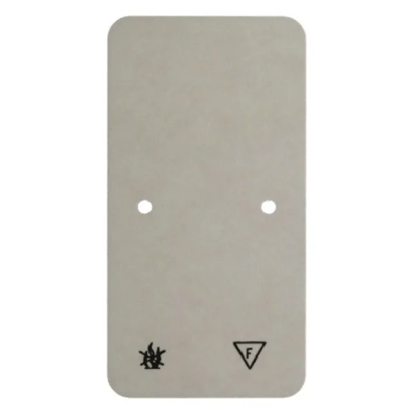 Hager Berker Self-Extinguishing Base Plate for 2-Gang Combination - 105440