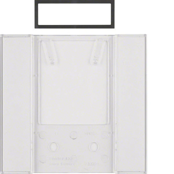 Hager Berker B.IQ 5-Gang Clear Translucent Push Button Sensor Field - 75900082