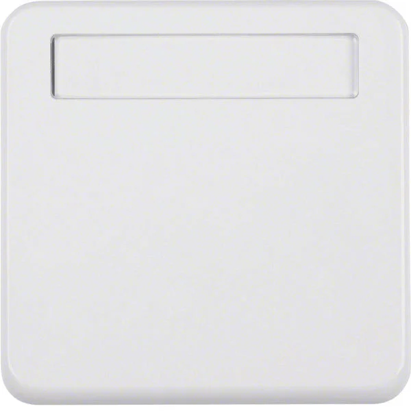 Hager Berker Intermediate Ring With Hinged Cover Text Field IP44 - 102259