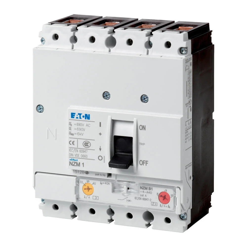 Eaton Circuit Breaker NZM1 4P 25A 25kA IEC - 281239