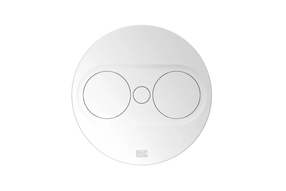Bach Twist2 2X230V Round White With 2m RA Mounting Plug (European Socket) - 946.200