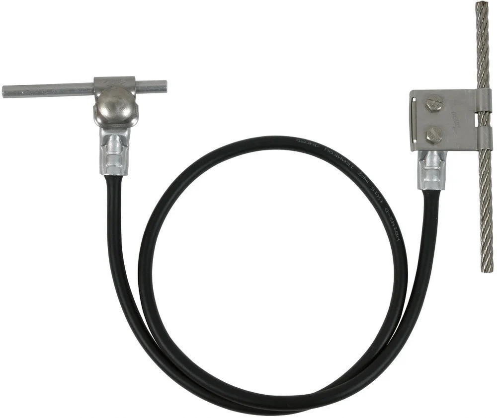 Dehn Safety Rope Connection Set 16mm2 L 1000mm Cu - Lug D 8mm StSt - 365519