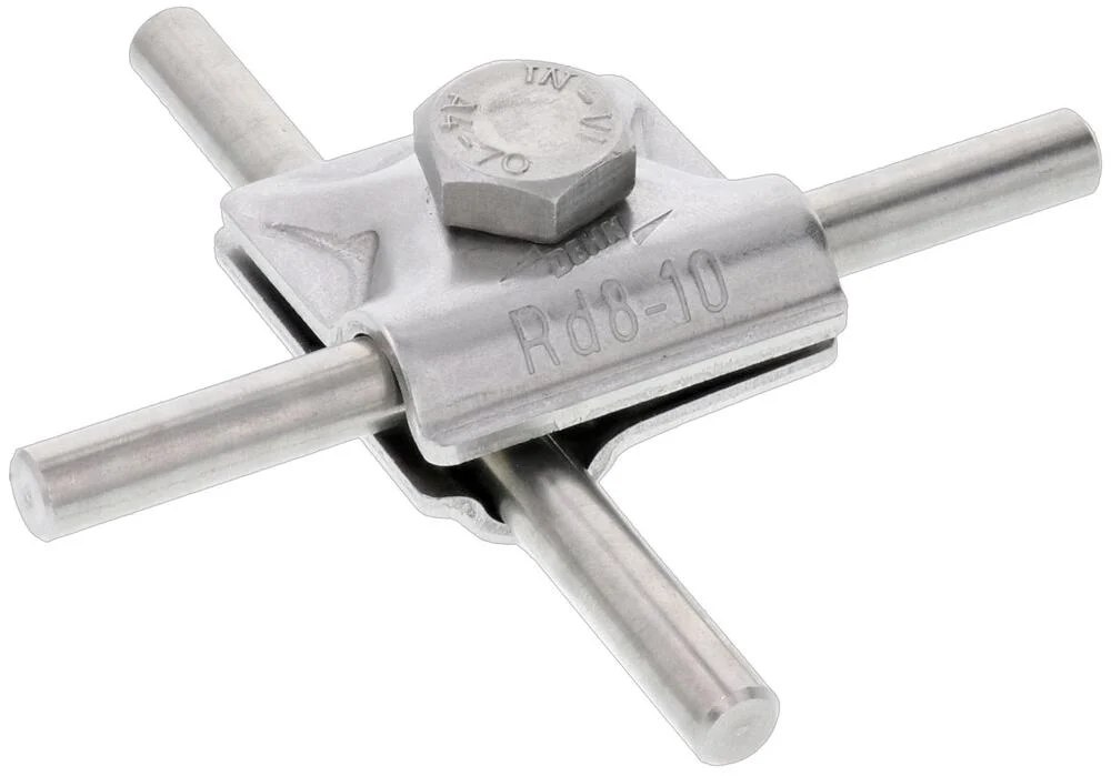 Dehn MV Clamp StSt V4A For Rd 8-10mm With Hexagon Screw - 390079