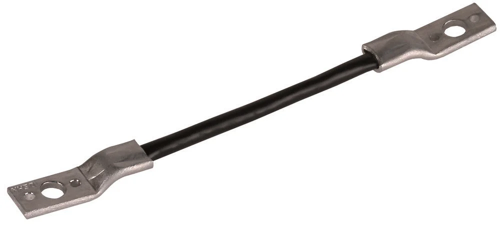 Dehn Bridging Cable Cu 16mm L300 with 2 Cable Lugs Bore 10.5 and 2x6 - 377310