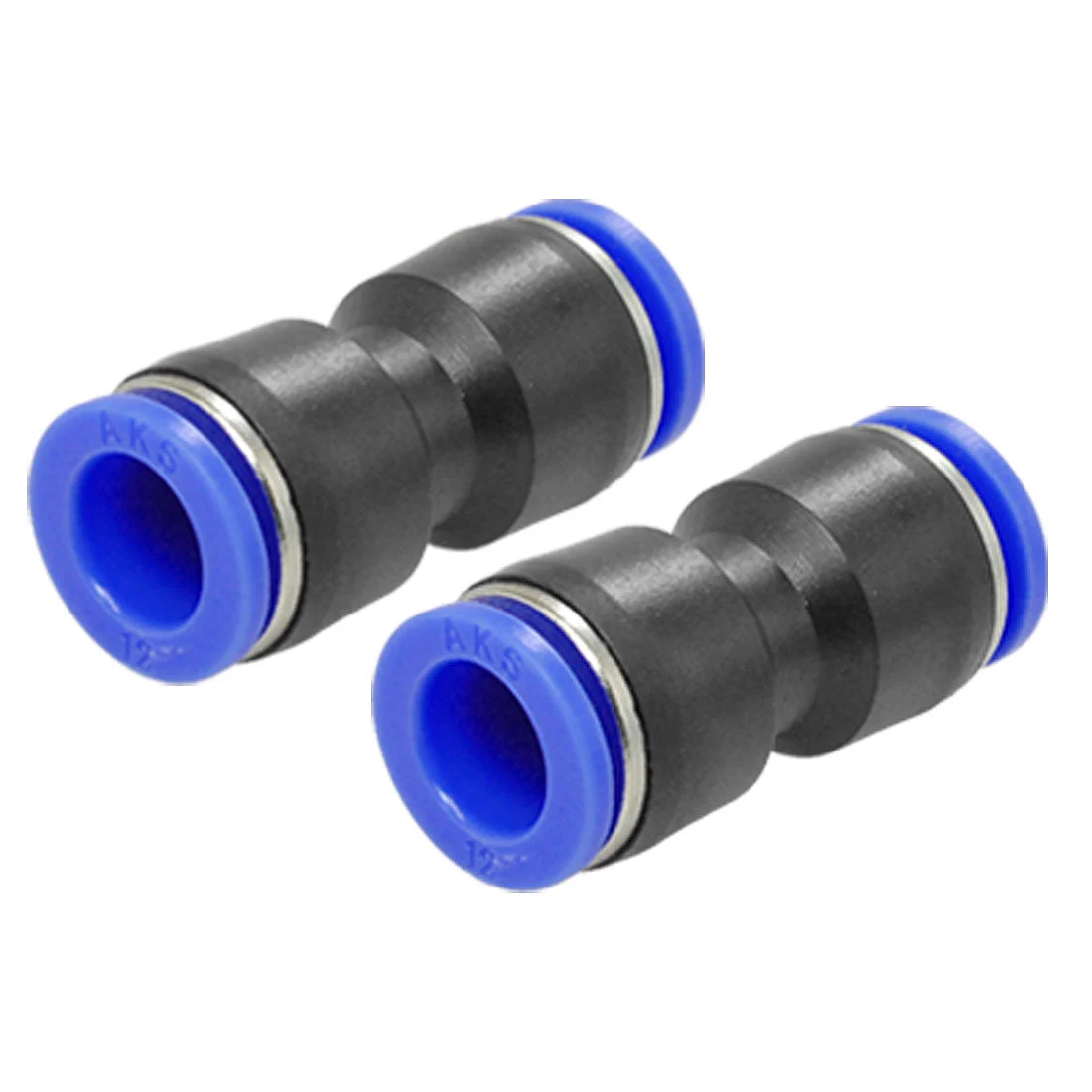 2 PCS 12 x 12mm Push In Fitting One Touch Straight Fittings