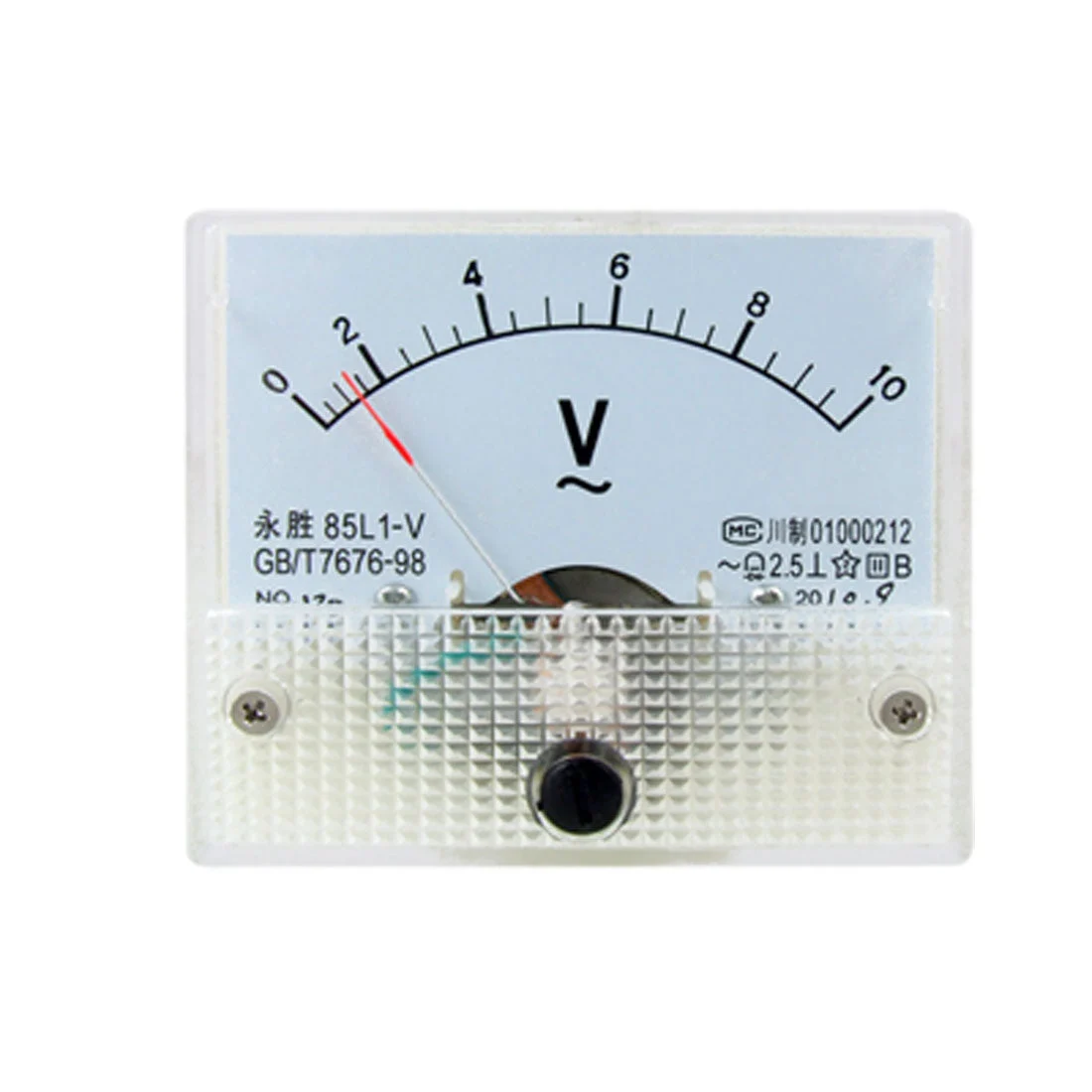 85L1 AC 0-10V Rectangle Analog Panel Volt Meter Gauge