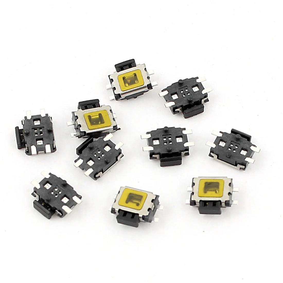 10 Pcs Tactile Tact Push Button Switch 4.7 x 3.5 x 1.67mm 4 Pin Mounted Devices