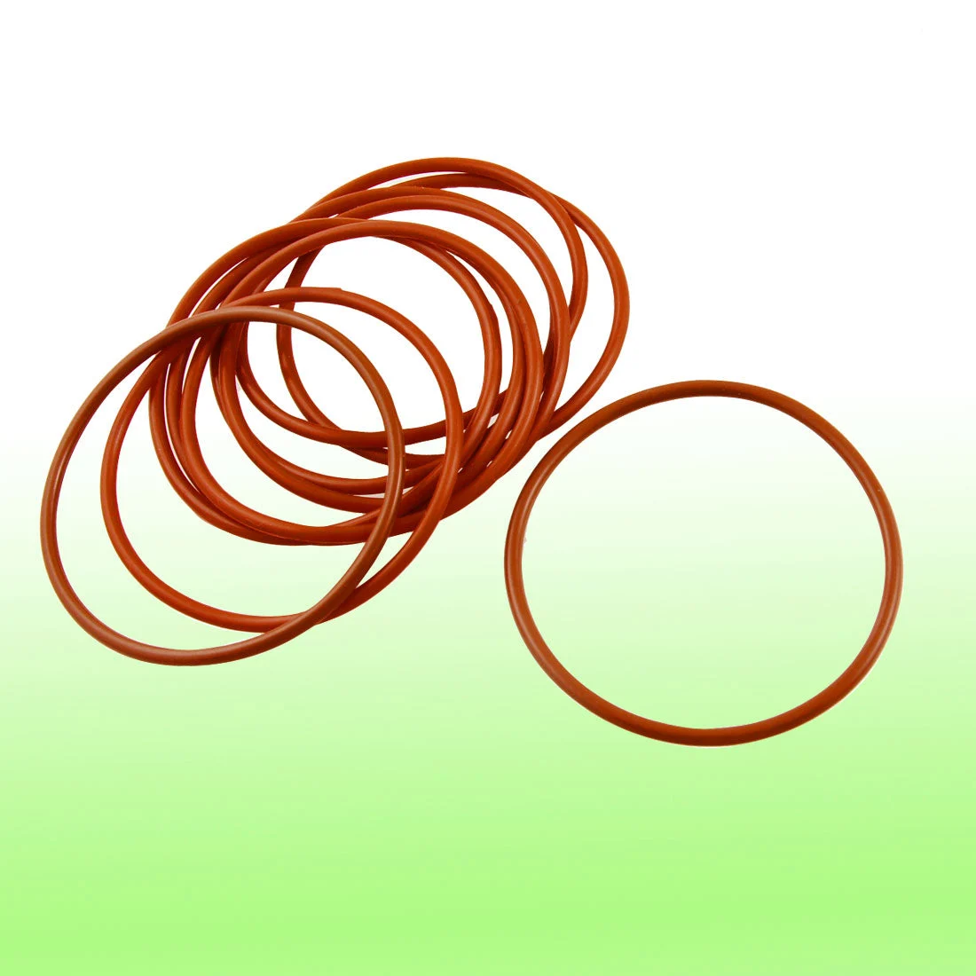 10 Pcs Flexible Silicone O Ring Seal Sealing Gasket 62mm x 68mm x 3mm
