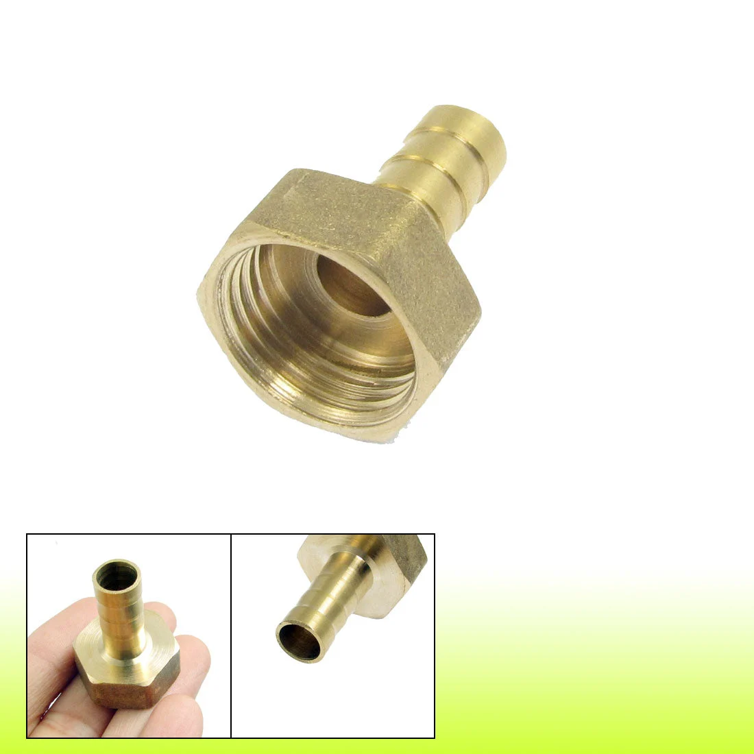 1/2 G Threaded 10mm Pneumatic Air Gas Hose Barbed Fitting Coupling
