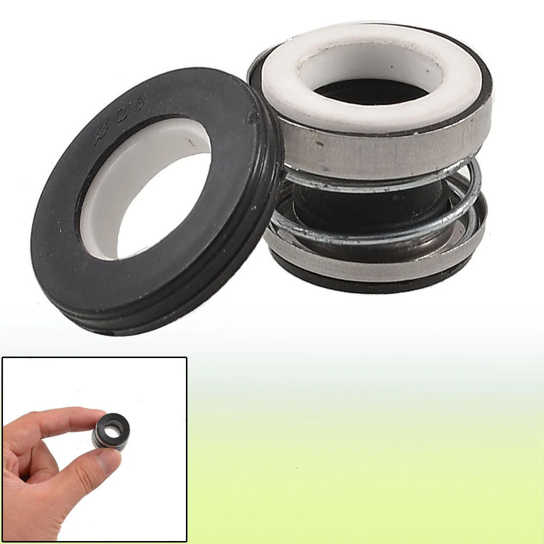 Rubber Bellows Ceramic Rotary Ring 12mm Inner Dia Pump Mechanical Seal