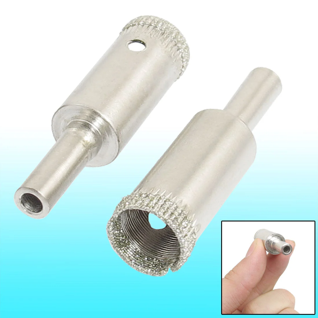 2 Pcs Diamond Drill Bits 14mm 5/9" Bottle Glass Tile Hole Saw