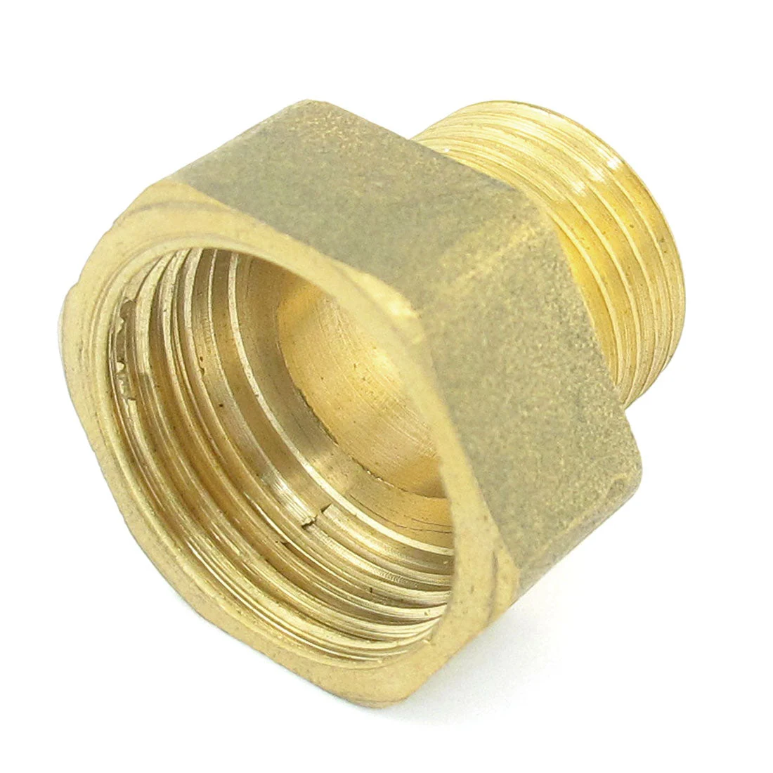 Hydraulic 1/2PT Male to 3/4PT Female Thread Pipe Hex Reducing Bushing Adapter