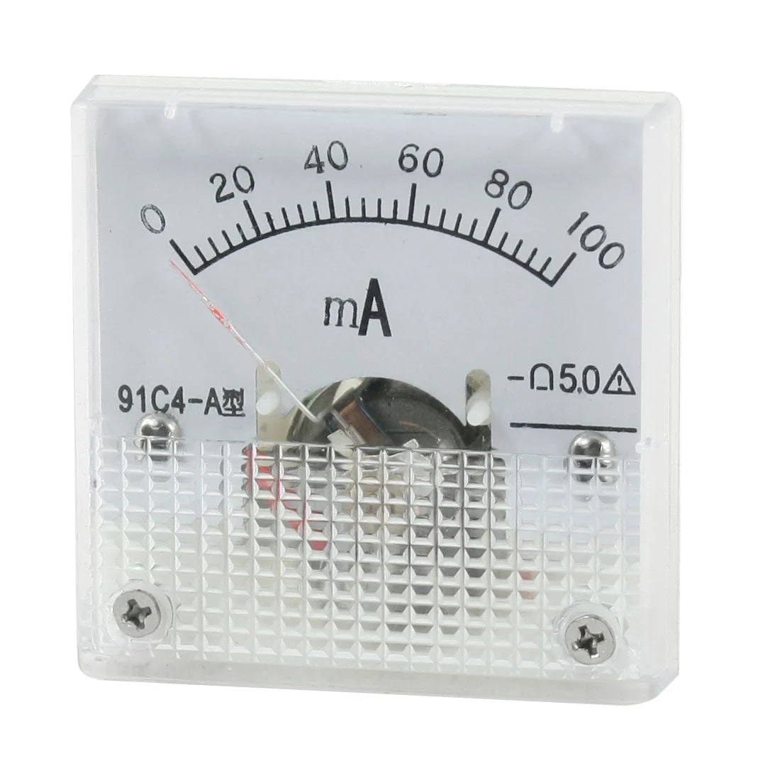 Plastic Shell DC 0-100mA Current Analog Panel Meter Tester Ammeter